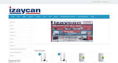 Desktop Screenshot of izaycan.com.tr