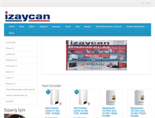 Tablet Screenshot of izaycan.com.tr